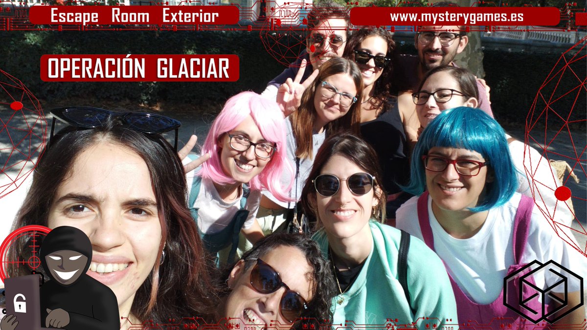 Mystery_Games_'s tweet photo. ᴏᴘᴇʀᴀᴄɪÓɴ ɢʟᴀᴄɪᴀʀ
#escaperoomopg 🏃♂️🏃♀️
https://t.co/i9WkahlV63
• Nuestra #escaperoomurbana, esta vez en #madrid celebrando una doble #despedidadesoltera 
 ☎️ 630672610 #escapistas os espera una misión. #escaperoommadrid #escaperoomexterior https://t.co/1HvPN8vNoo