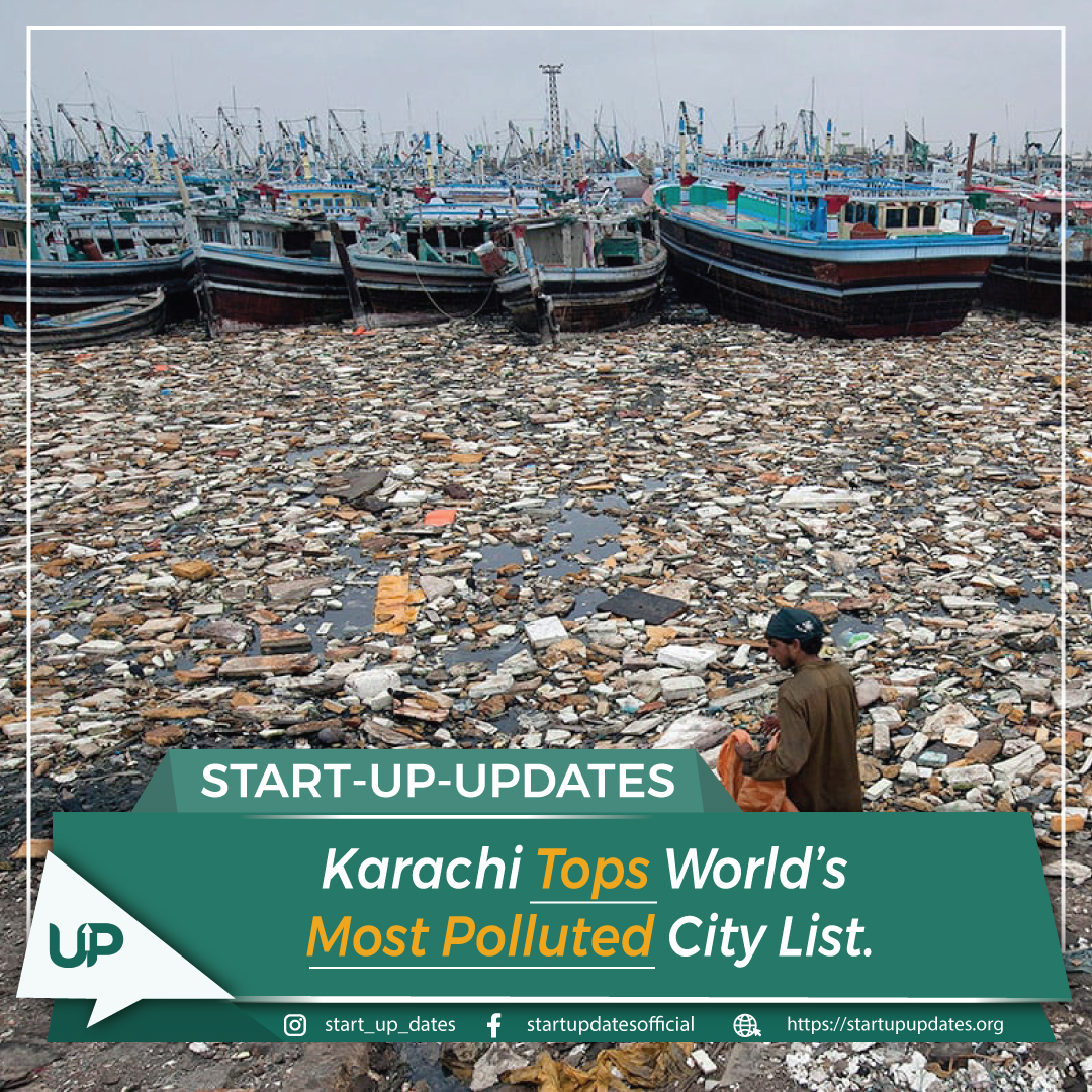 Start_Up_Dates's tweet photo. Pakistan’s largest city – Karachi ranked first among the top ten most polluted cities in the world on the AQI.

.
.
#startup #startupupdates #trending #latest #news #breakingnews #karachi #pollution #environment #ImranRiazKhan #AttockJail #PakistanArmy #ChairmanPTI #ISPR https://t.co/EZkRkdEoOY