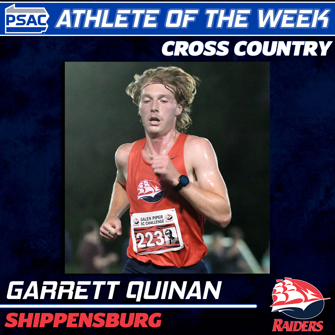 PSACsports's tweet photo. CROSS COUNTRY: Your #PSACWXC and #PSACMXC Athletes of the Week! ⬇️👟

Women's Athlete of the Week:
Anna Igims, @Rock_Athletics

Men's Co-Athletes of the Week:
Troy Hart, @Rock_Athletics 
Garrett Quinan, @ShipURaiders 

Full story: 🔗https://t.co/oDhAdZjxV4

#PSACProud https://t.co/B4qPkeGnJx