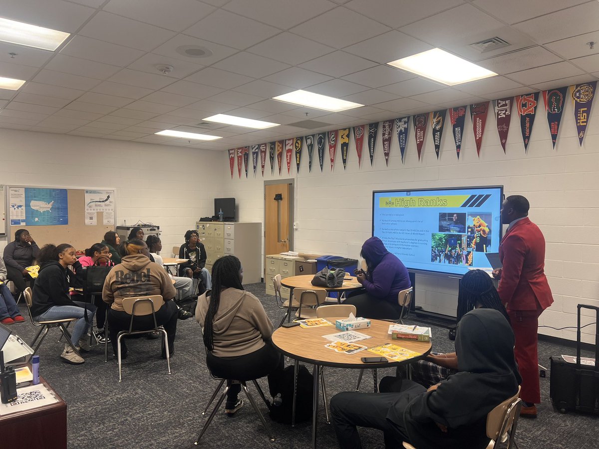 Thank you to <a href="/BowieState/">Bowie State University</a> for the visit today!