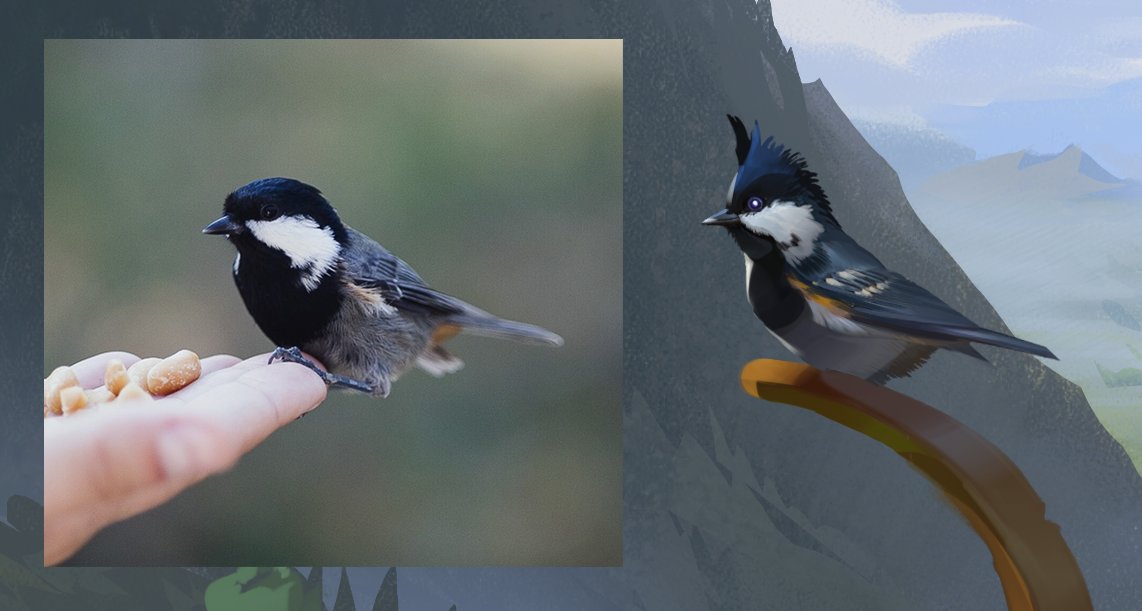 Leksotiger's tweet image. A little bird