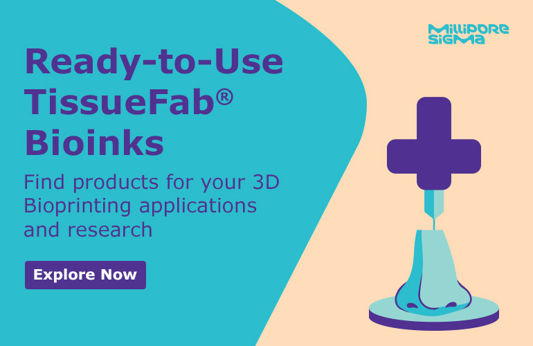 RandDWorld's tweet image. .@MilliporeSigma’s comprehensive portfolio of TissueFab® #bioinks includes general purpose bioinks, facile curable bioinks, and tissue specific bioinks.

Learn more about TissueFab® bioinks and find a full list of available products »  brnw.ch/21wCXaR