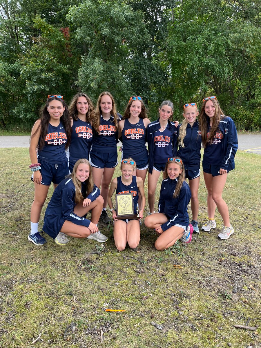 GoblesXC's tweet photo. Saturday - Sept. 23 at Bangor the Girls were the meet champions. https://t.co/kw3Ae9nRCH