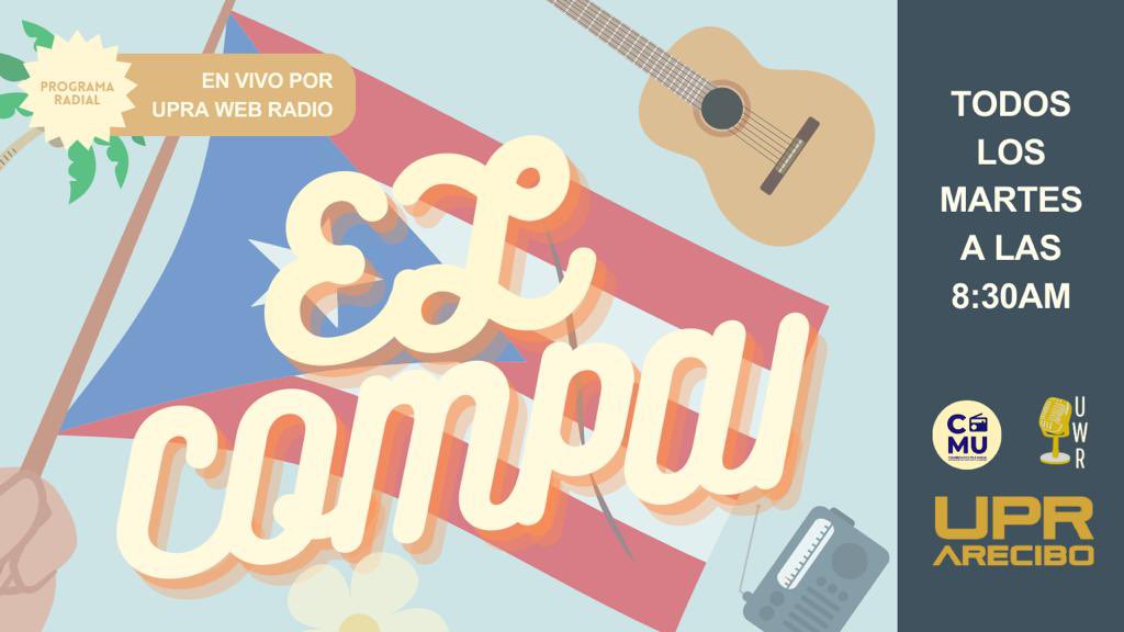 UPRA_WebRadio's tweet photo. Si te perdiste el episodio de hoy martes, 26 de septiembre de El Compai sintonízalo a través del siguiente enlace: 

https://t.co/uAbDks1JcG 🇵🇷

#UWR #COMUUPRA #COMU #ORGULLOUPR #PODCAST #ELCOMPAI https://t.co/u4DdeWrMS0