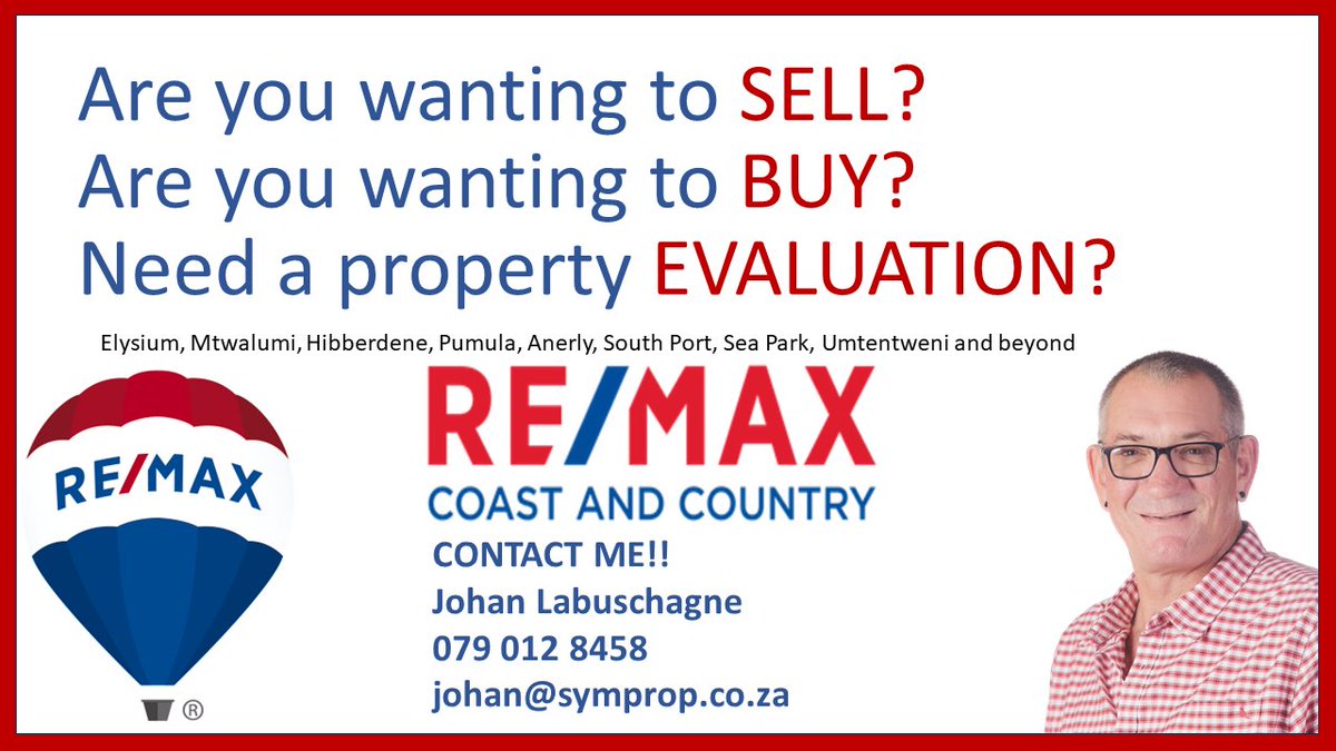 johansplaybook's tweet photo. Are you considering buying or selling your property? Uncertain about its value in the current market? 
I'm only a phone call away. Give me a ring now to satisfy your curiosity with top-notch service and advanced systems from RE/MAX. Nobody sells more real estate worldwide https://t.co/hMGLb80Gsx