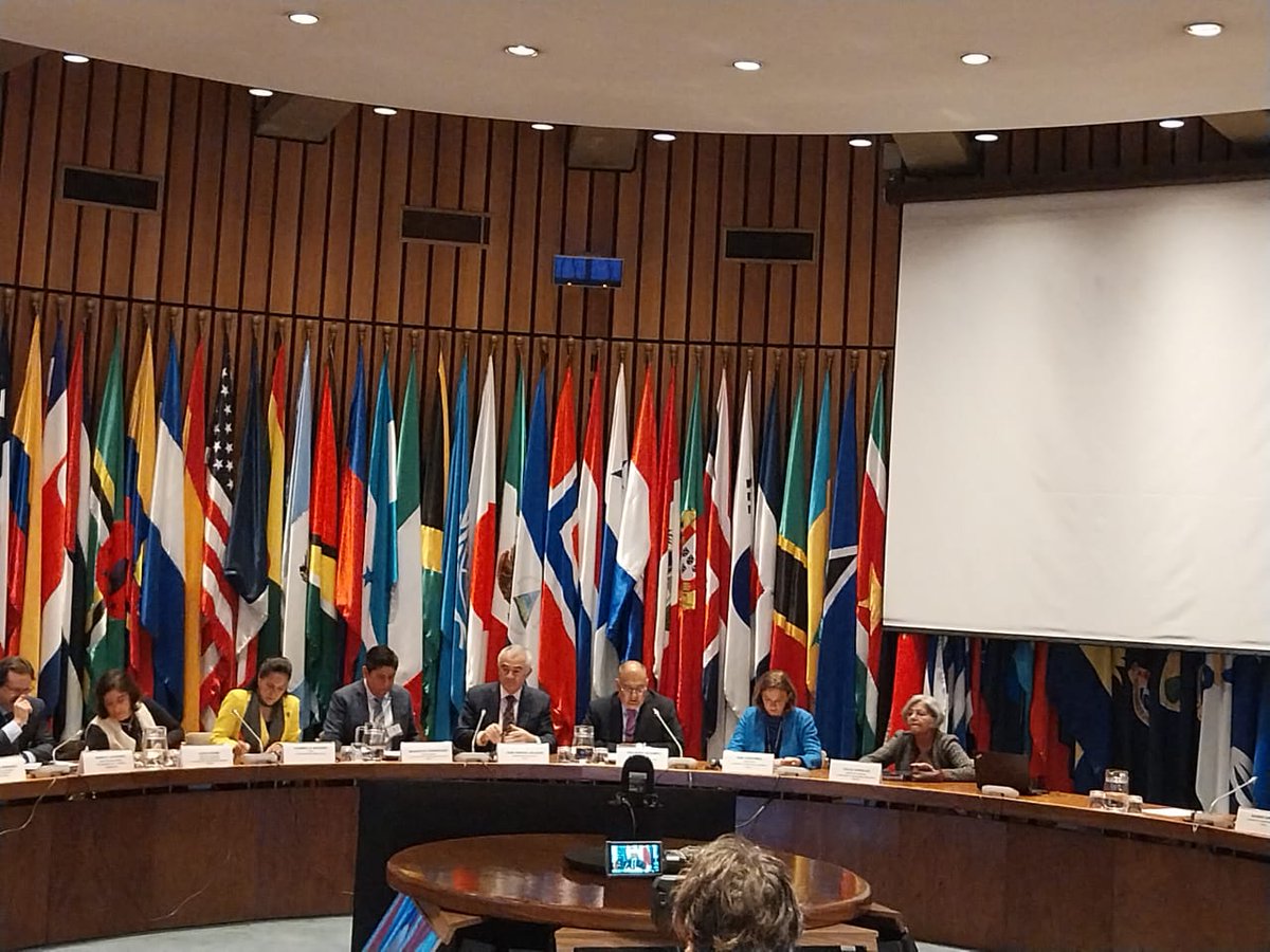 JuanaM_Pantoja's tweet photo. En representación de @CubaONEI🇨🇺, presento en el tema de debate sobre el fortalecimiento de las estadísticas ambientales, de cambio climático y de desastres en #ALyC, la experiencia de #Cuba🇨🇺 en la integración de la información estadística ante estos desastres que nos azotan. https://t.co/MAGxexJHD3