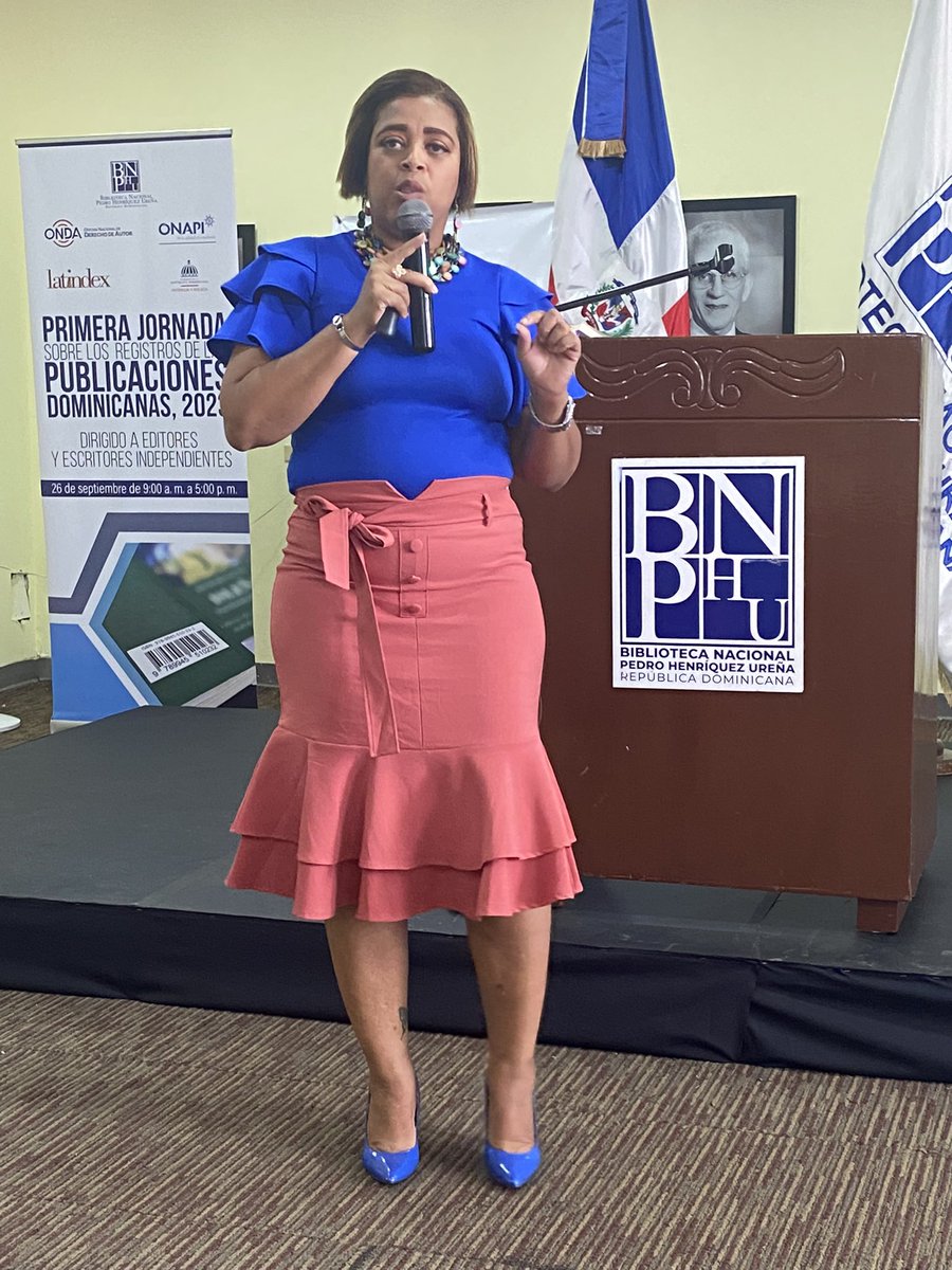 “No dejes que tus libros se queden sin identificación: ¡regístralos!”

Greivis Ascencio 
Agencias Dominicanas de ISBN ISSN

Primera Jornada sobre Registros de Publicaciones Dominicanas 2023 
(Evento en desarrollo)