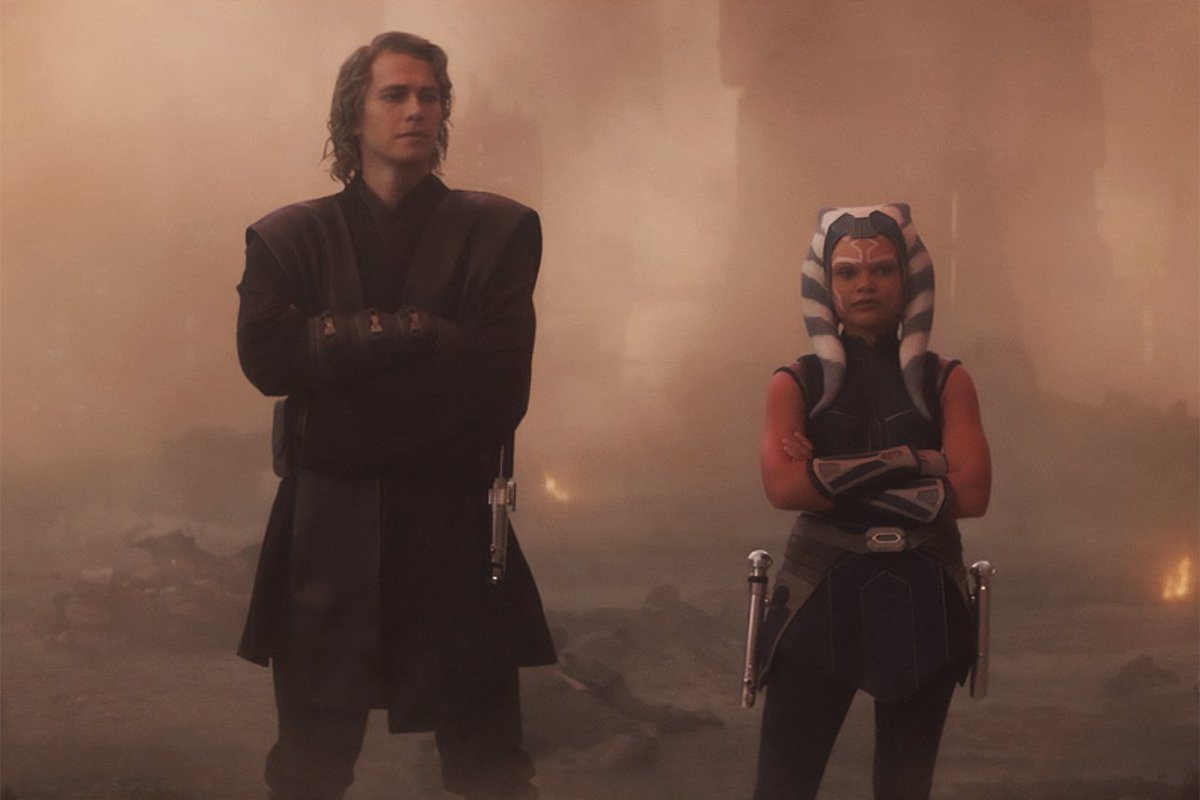 LeTHaLCLaWW's tweet photo. @OathxX024 Anakin and Ahsoka https://t.co/sNEyxvyLyW