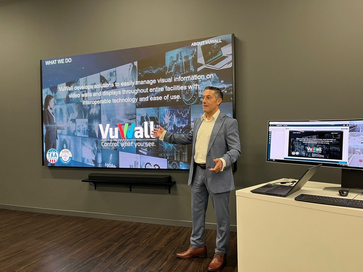 VuWall's tweet image. Fantastic day at the Samsung Electronics Command and Control Room Solutions Day in Riga, Latvia. Huge thank you to the Samsung team for having us there! Our collaboration has been exceptional. #partnershipsmatter #controlroomsolutions #videowallsolution #avoip #commandcontrol