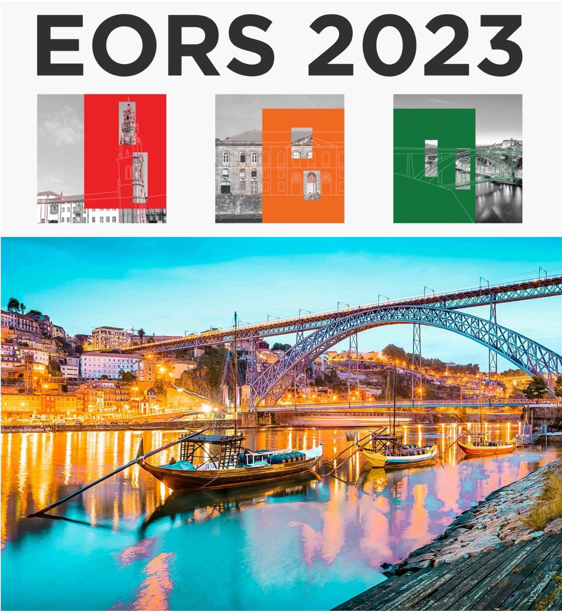 The local organization team is looking forward to welcoming all of you to the beautiful city of Porto! Enjoy the Scientific Program 🤓 and enjoy the sightseeing of Porto & Douro! 🤩 #eors2023