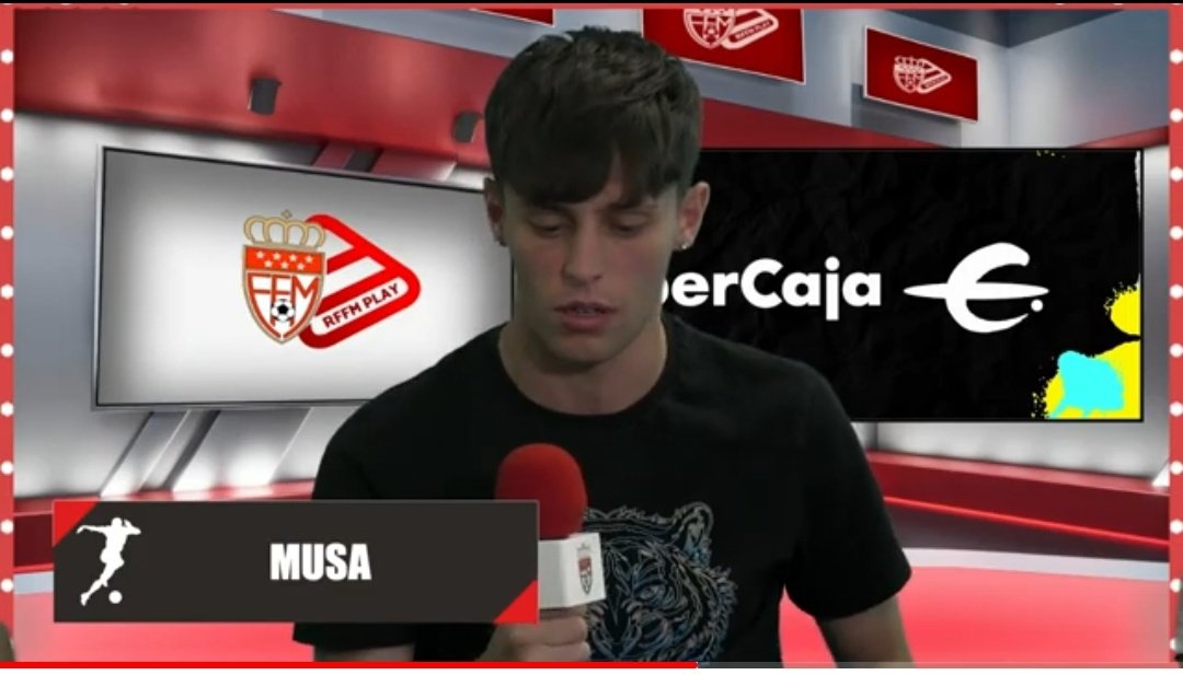 No te pierdas el programa de esta semana de LUNES NOCHE FÚTBOL DE MADRID de la <a href="/RFFM_oficial/">RFFM</a> en el que nuestros 🦁🦁🦁 estuvieron representados por MUSA (<a href="/Alexjimeneez10/">Alejandro Jimenez</a>) y también por Medina (<a href="/Amedinasanchez/">Adrián Medina</a>).

Aquí el enlace a partir del minuto 57:00 👇🏻

youtube.com/live/EtYyM-dgJ…