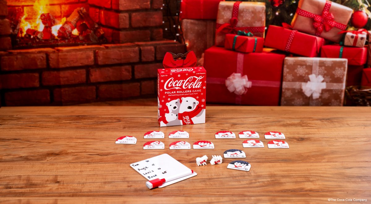 FunkoGames's tweet photo. Introducing Coca-Cola Polar Rollers, one of our new holiday games! Roll the bears and score points!
Link: https://t.co/anRmf2gJCo
#CocaCola #CocaColaBear #FunkoGames #HolidayGames #GameNight https://t.co/dHclgL9F5B