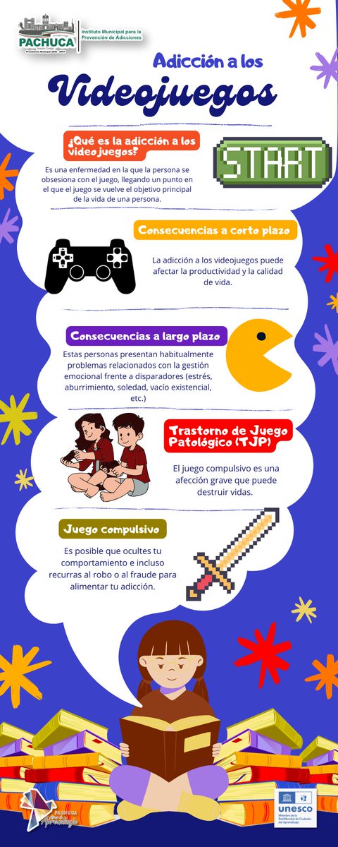 IMPA_Pachuca's tweet photo. ¿Sabías qué, la "adicción a los videojuegos" es una enfermedad que provoca la necesidad incontrolable de jugar de forma compulsiva a juegos electrónicos? 😨🎮
Aquí te dejamos está información. 👇🏽
#CiudadDelAprendizaje
@sergiobanosr @RubenEscalanteM  @MeloMichlle @PachucaGob https://t.co/ngjoLBen9V