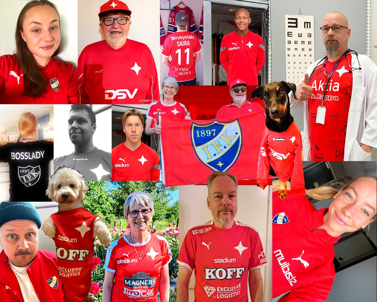 hifkfotboll1897's tweet photo. Seurapaitapäivä - päivä, jolloin juhlistetaan yhteisöllisyyden voimaa 🔴 

Kiitos kannattajat, pelaajat, valmentajat, joukkueiden toimihenkilöt, seuratyöntekijät ja kaikki punaisen sydämen omaavat. Ilman teitä emme olisi me. En gång, alltid. 

#SeuraPaitaPäivä #HIFKFotboll https://t.co/ecHLptmhMO