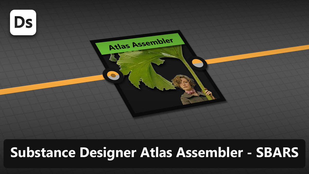Atlas Assembler🟩
A cool node helps you to assemble foliage textures to a clean atlas
artstation.com/a/31359286

#gameart #substance3d