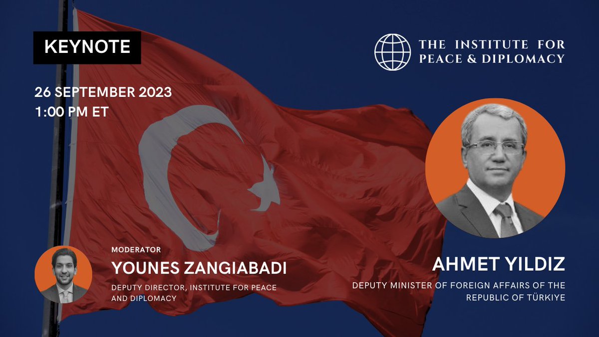 🔔 Starting now at #MESF2023!

A keynote from Turkish (@TC_Disisleri) Deputy Minister of Foreign Affairs @A_Yildiz_, followed by a discussion with IPD Deputy Director @YounesZangi. 

Watch this keynote live: mesf2023.eventbrite.ca