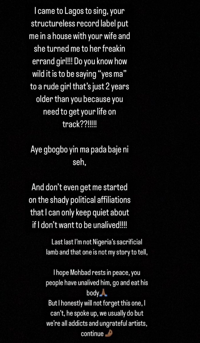 Naija_PR's tweet photo. YBNL princess, Temmie Ovwasa talks about her time with label and Olamide’s wife https://t.co/opS42OQGUs
