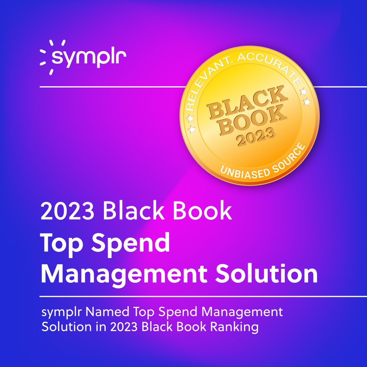 symplr's tweet image. symplr Named Top Spend Management Solution in 2023 Black Book  @blackbookpolls Ranking

#TopSolution #SaaS #SpendManagement

symplr.com/press-releases…