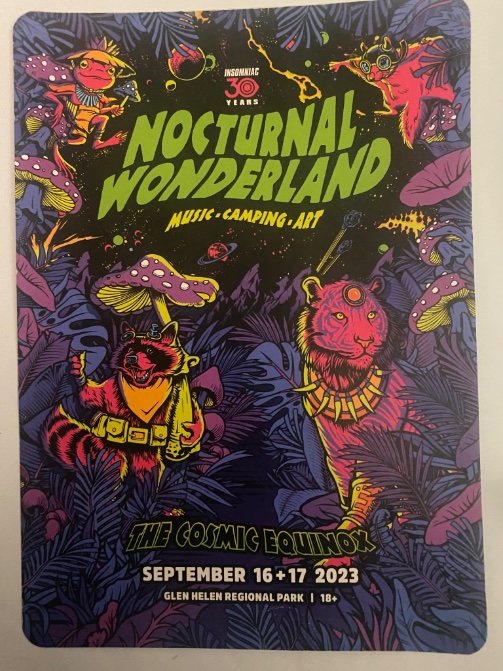 #NocturnalWonderland @NocturnalWland #Saturday #Sep16 #Sep17 #Sep2023 #GlenHelenRegionalpark #TheCosmicEquinox<a href="/tag/nocturnalwonderland"class="tags">#NocturnalWonderland</a><a class="tags" target="_blank" title="On Twitter" href="/?out=eyJ0eXAiOiJKV1QiLCJhbGciOiJIUzUxMiJ9.eyJpYXQiOjE3MjU1NTUzODEsImlzcyI6InR3cG9ybnN0YXJzLmNvbSIsIm5iZiI6MTcyNTU1NTM4MSwiZXhwIjoxNzU3MDkxMzgxLCJyZWRpcmVjdF91cmwiOiJodHRwczovL3R3aXR0ZXIuY29tL05vY3R1cm5hbFdsYW5kIn0.-wgepPWj24EQ5sQF7C1a1_yqvGNqKSURP1QjxEGHWob1UkcH1NktSpESYM9B55HgEJ2m0fgfsCApiUlvZe8EzA">@NocturnalWland</a><a href="/tag/saturday"class="tags">#Saturday</a><a href="/tag/music"class="tags"><span>#music</span></a><a href="/tag/art"class="tags"><span>#art</span></a><a href="/tag/camping"class="tags"><span>#camping</span></a><a href="/tag/sevenlions"class="tags"><span>#sevenlions</span></a><a href="/tag/sep17"class="tags"><span>#sep17</span></a><a href="/tag/insomniacevents"class="tags"><span>#insomniacevents</span></a>