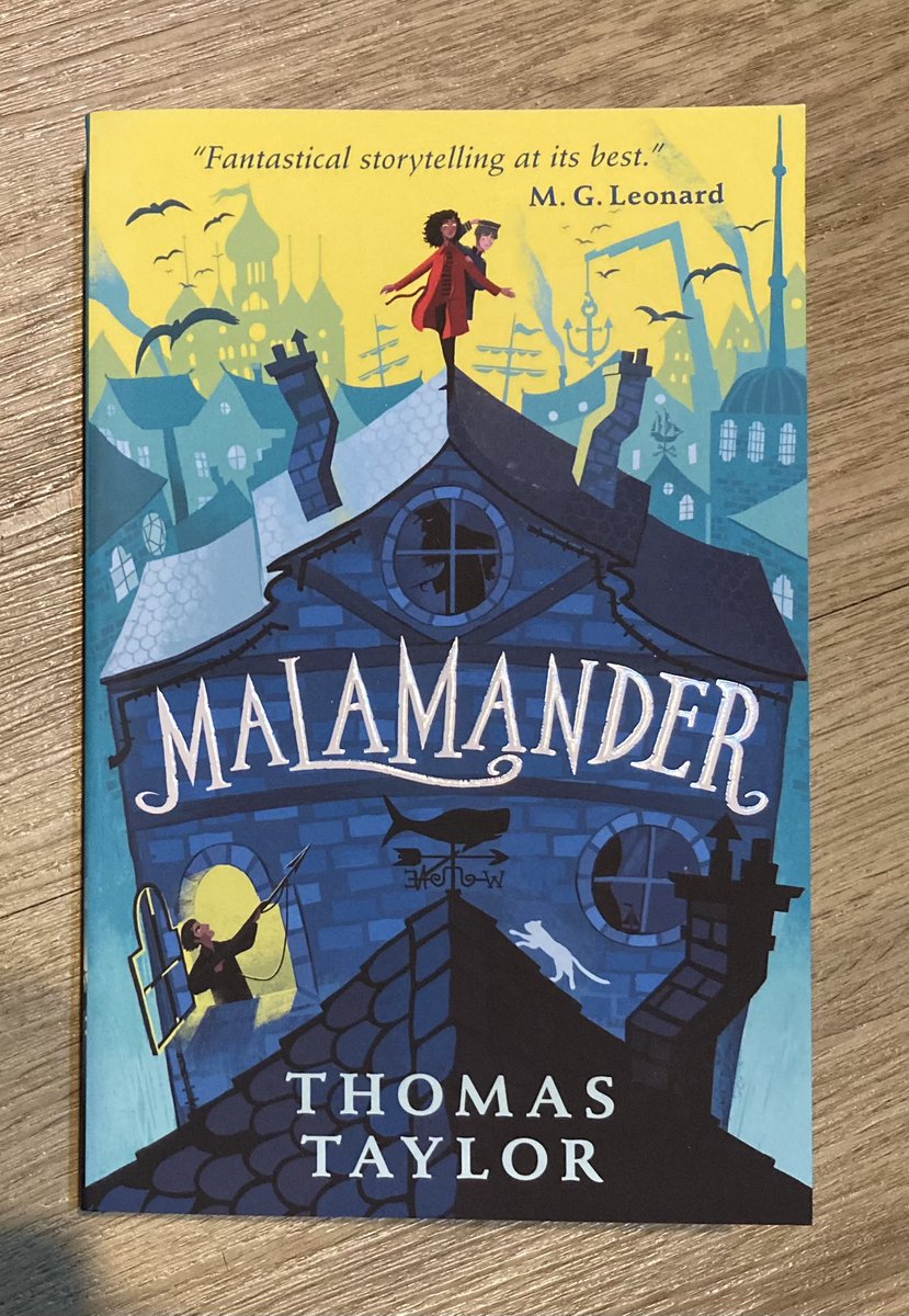 GetKidsin2Books's tweet photo. Thoroughly enjoyed @ThomasHTaylor’s visit to our school today. Got my copy of #Malamander signed for my son. First job of the weekend: take a UV light to our sea-glass collection! @WalkerBooksUK @KenilworthBook https://t.co/FVCQenuDWJ