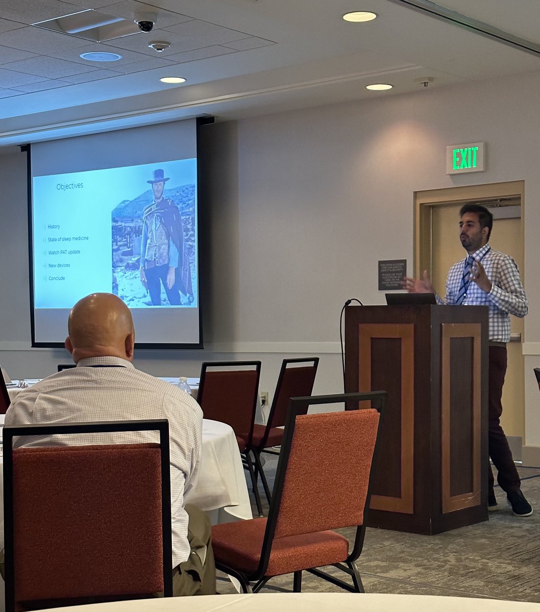 dlass81's tweet photo. @slumberingdoc presenting on the wild wild west of home sleep apnea test.
π€ ππ π€
Excited to hear about new and definitely βwildβ options in home testing.
#ChampionshipUpdatesinSleep #homesleepapneatesting https://t.co/UJFD0l7Ayq