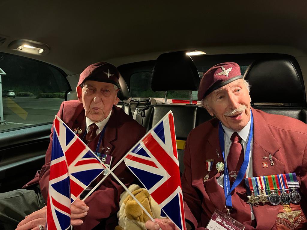 Setting off for the Operation Market Garden commemorations are John and Tom who will enjoy a few days with their Dutch host family.