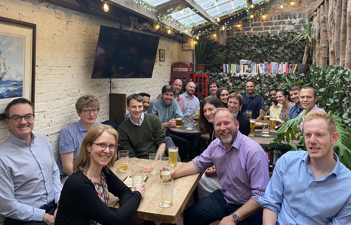 Newcastle neurology night out. Welcoming Mohamed to our fab team. 😊 <a href="/teamneuroRVI/">Neurosciences @ NuTH</a> <a href="/Dr_Rhys/">Rhys Thomas</a>