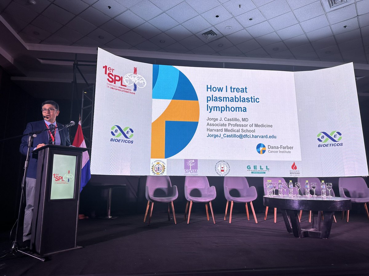 Exᴄᴇʟᴇɴᴛᴇ ᴘʀᴇsᴇɴᴛᴀᴄɪᴏ́ɴ ᴅᴇʟ Dʀ. Jᴏʀɢᴇ Cᴀsᴛɪʟʟᴏ sᴏʙʀᴇ: “ Lɪɴfᴏᴍᴀ Pʟᴀsᴍᴀʙʟᴀ́sᴛɪᴄᴏ: ᴇsᴛᴀᴅᴏ ᴅᴇʟ ᴀʀᴛᴇ”.

#1SPL 
#DrJorgeCastillo 
<a href="/DanaFarber/">Dana-Farber</a> 
<a href="/hematologiapy/">Sociedad Paraguaya de Hematología y M.T.</a> 
<a href="/SPOM_Paraguay/">SPOM Paraguay</a> 
<a href="/MInternapy/">Medicina Interna</a> 
<a href="/Grupo_GELL/">Grupo GELL</a>