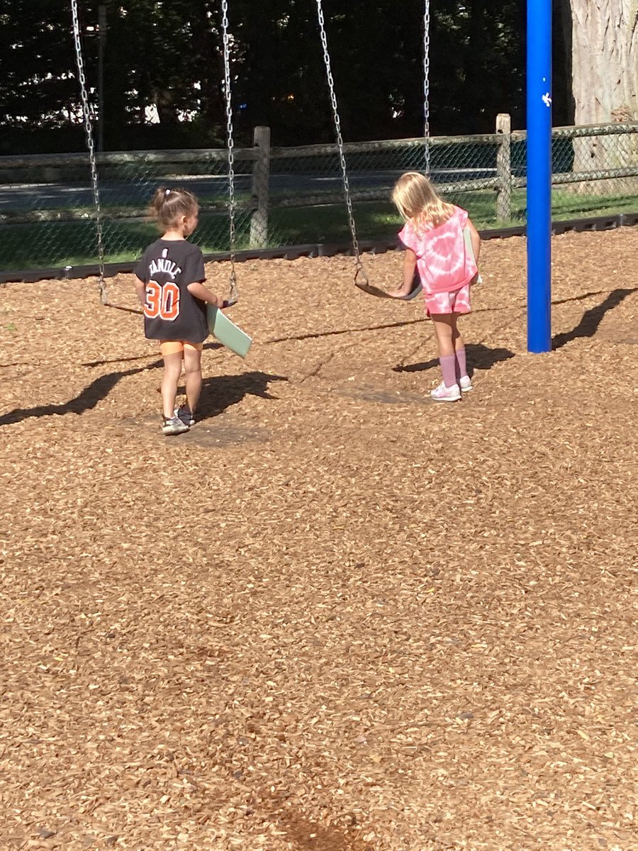 Today we went on a solar walk to explore how sun’s impact on different materials and colors! Did the slide feel hot? Was the grass cool? #kks #heathcotepride #science21 <a href="/Mrs_Kazanecki/">Mrs. Kazanecki</a>