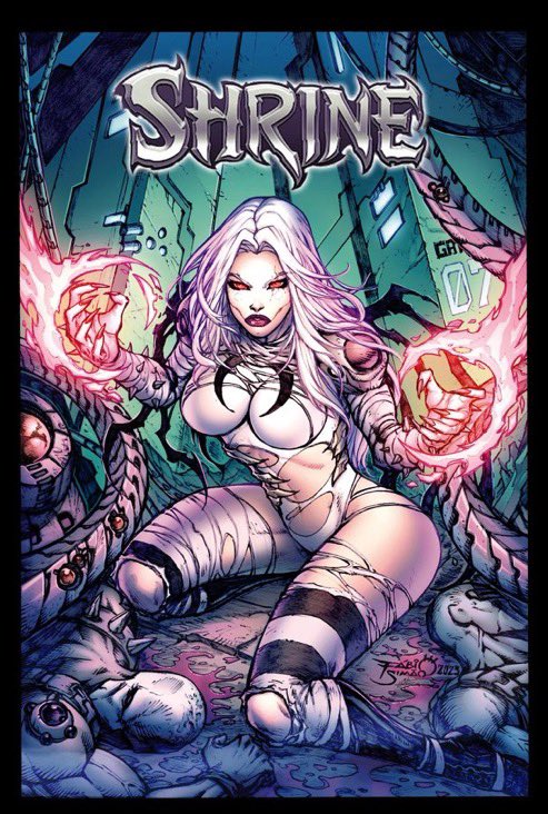 HellsSpawnWorld's tweet photo. I wanna take this moment and say CONGRATULATIONS 🎉🎊🎈🍾 to my buddy @fabioartworks for landing the job of interior artist for #Shrine 2 by #MetalShade @MetalShadeComic @insidious_izik @akira_kirai #AlexaLo. Dude is super talented and I know he’s going to kill it. He has a cover that’s on an ashcan available on backer-kit for Shrine 1. It looks fantastic. #IronAge #RippaVerse #ComicsGate #COC @JoeMSonntag1 @ComicsandCleave @Tonpa2
https://t.co/kowNlf3y2K