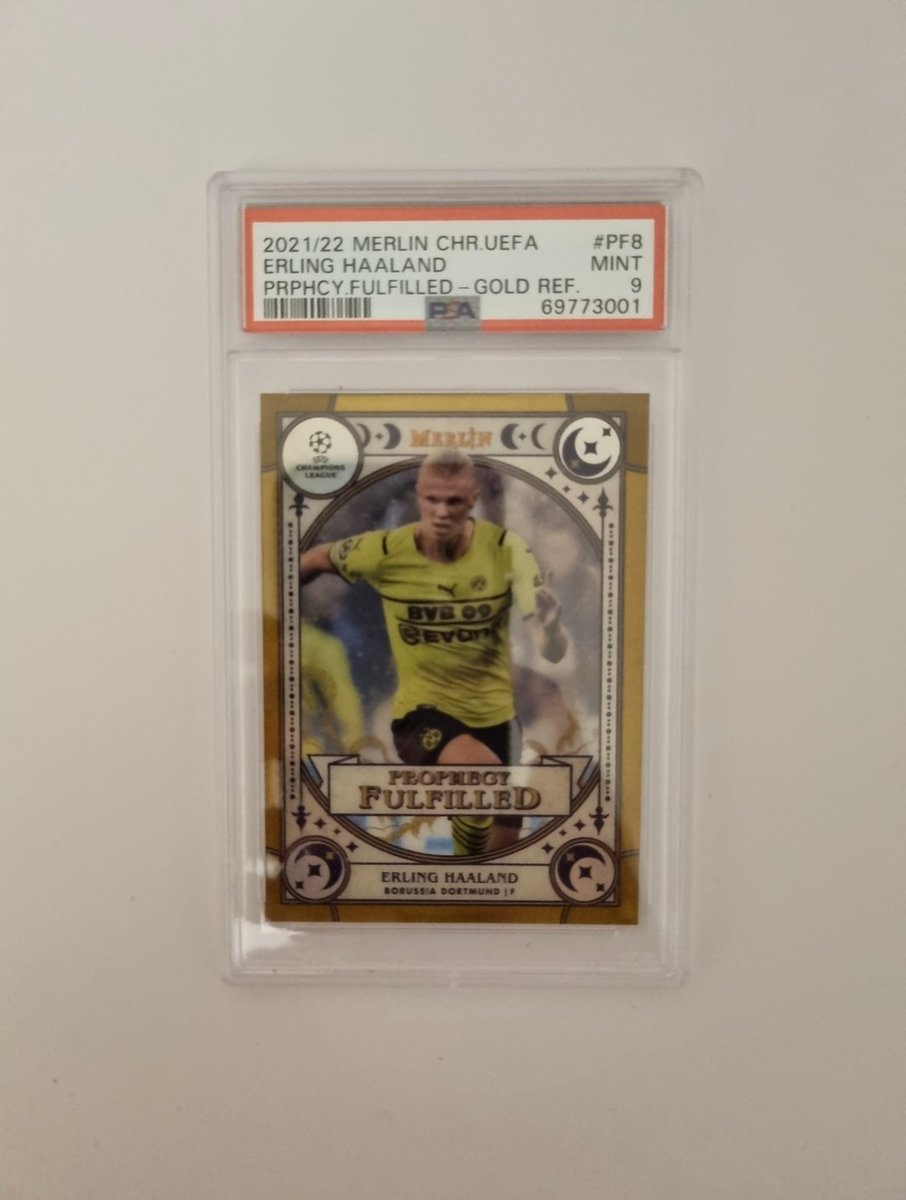 claudacul's tweet photo. GIVEAWAY 🚨🚨🚨

Haaland Merlin Gold /50 Psa 9 🔥

Rules to enter:
Must be following
Retweet
Like
And lastly tag 2 people down below👇

Good Luck everyone!!! https://t.co/eaUMCvHEtl