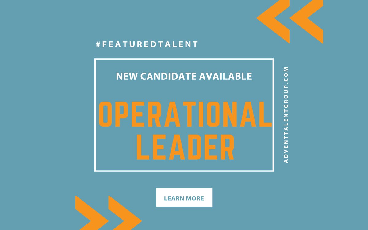 Advent_Talent's tweet photo. Are you searching for an operational leader with exceptional HR skills and management competencies? Look no further. This professional has a track record of amplifying employee engagement, enhancing operational efficiency, and driving business...
https://t.co/k6m1A8x4fy https://t.co/Ch6QdFPVQN