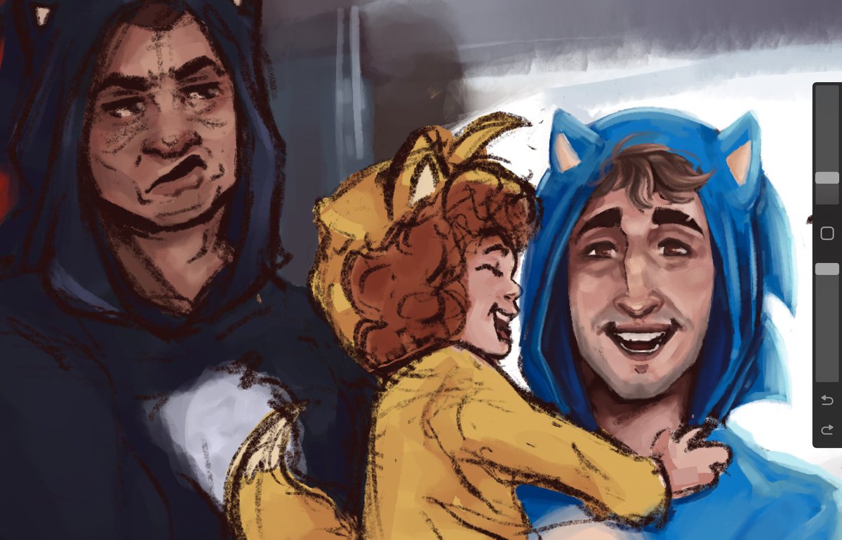 loserdilf's tweet photo. only rendering one person at a time always looks so,, yeah

#spiderdads #wip https://t.co/WhkOrVmlEF