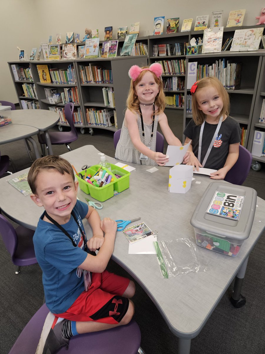 Ashland_Ranch's tweet photo. #internationaldotday is celebrated every year on September 15ish. It is a celebration of courage, creativity, and collaboration. This week in library we have been celebrating by reading The Dot by Peter H Reynolds and creating bravely to design and build dot sticker towers. https://t.co/q6wDVaOFQ1