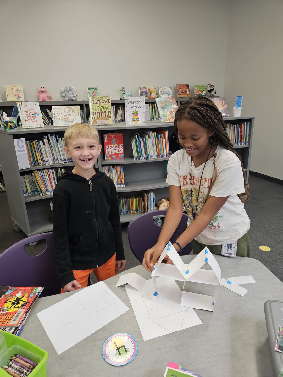 Ashland_Ranch's tweet photo. #internationaldotday is celebrated every year on September 15ish. It is a celebration of courage, creativity, and collaboration. This week in library we have been celebrating by reading The Dot by Peter H Reynolds and creating bravely to design and build dot sticker towers. https://t.co/q6wDVaOFQ1