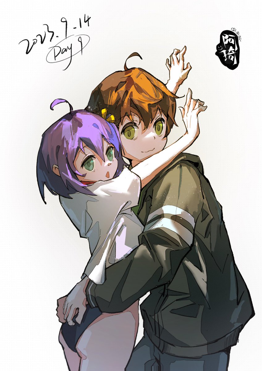 六花和勇太 #中二病でも恋がしたい #たかなしりっか #とがしゆうた #TogashiYuuta #illustration #100日チャレンジ