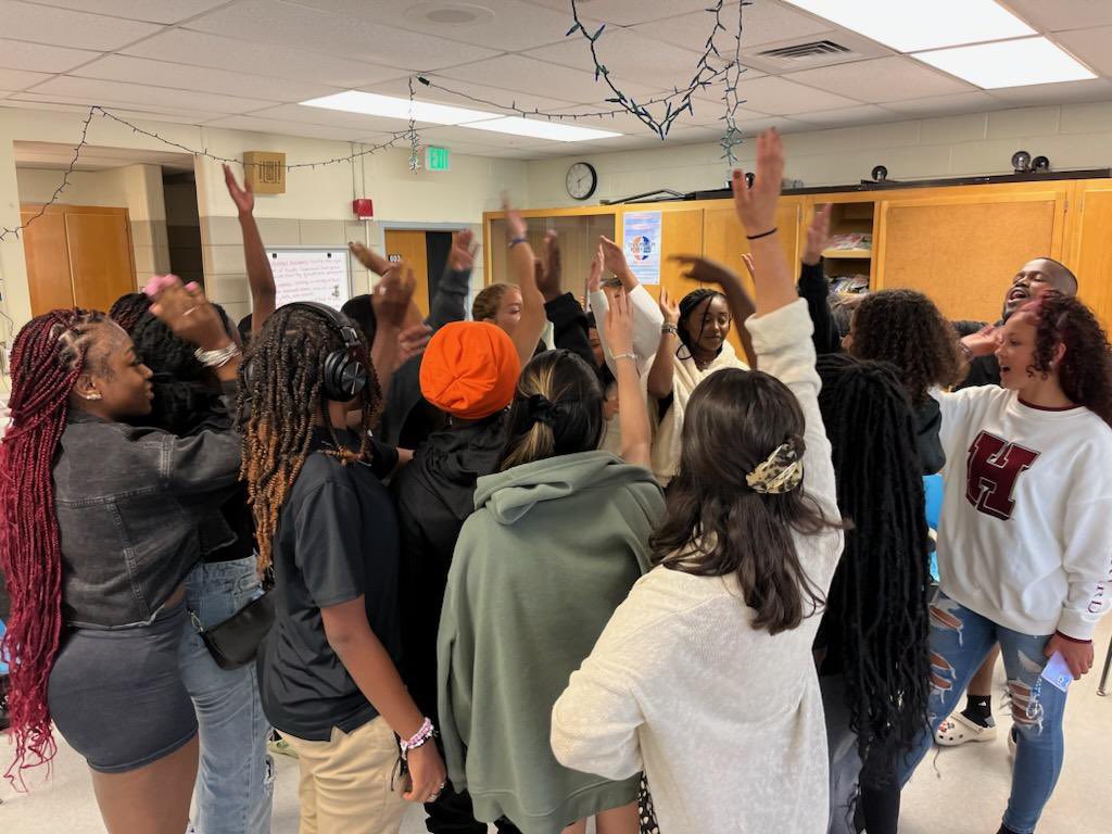 Restorative Practices don't end at dismissal.. IT IS A LIFESTYLE!! Shout out to the Overlea crew doing conducting circles with the Soccer team. #weareone