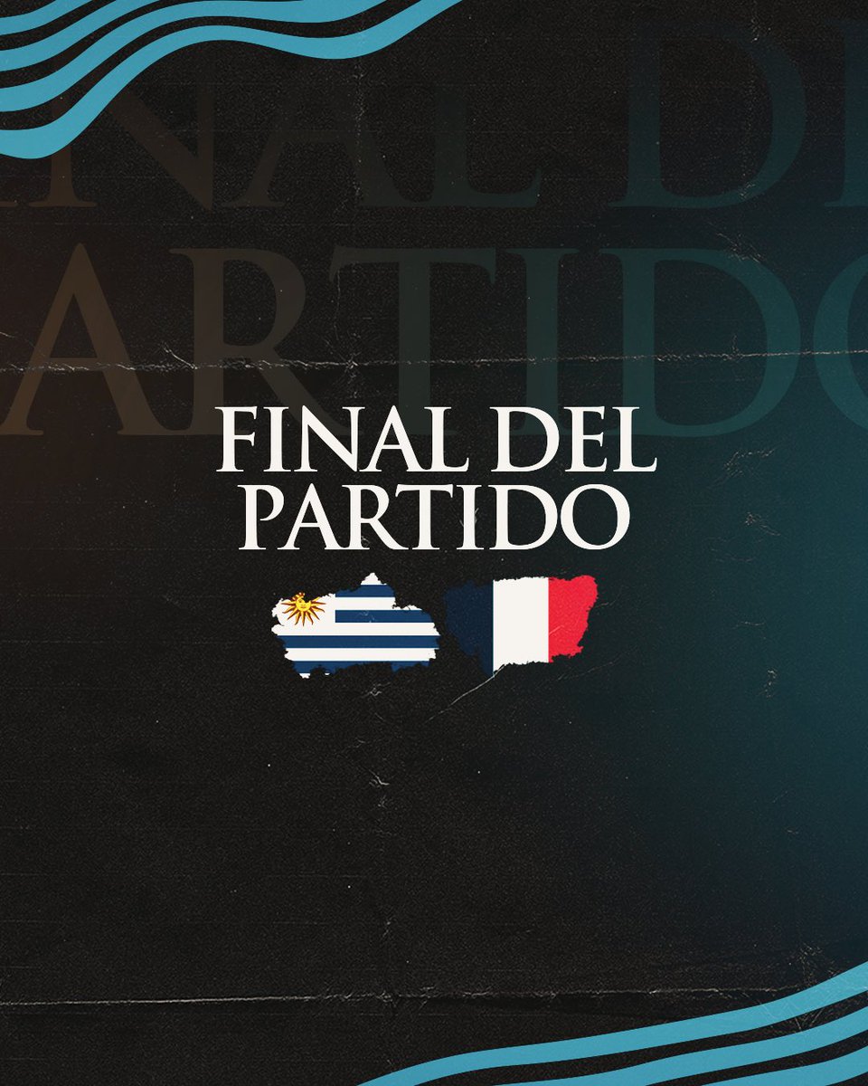 TerosXV's tweet photo. 🔚 Final del partido 

🇺🇾 12-27 🇫🇷 

🏆 #RWC2023 

#VamosTeros🇺🇾 https://t.co/6kUdStQA8i