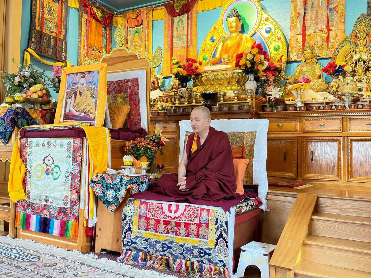 RTYCMinnesota's tweet photo. This morning RTYC MN attended the welcome reception to Kyabjey Kundeling Tatsak Rinpoche at MSP Airport as well as attended the “Unity Talk” organized for board members of the local Tibetan NGO’s in Minnesota at the Gyuto Wheel of Dharma Monastery. https://t.co/1W8ORC9I83