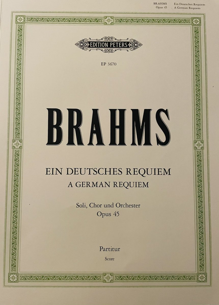 And we are OFF - a wonderful first rehearsal of our 23/24 season.  Everyone in fine voice and great to be back making music together as we sing this stunning work!
