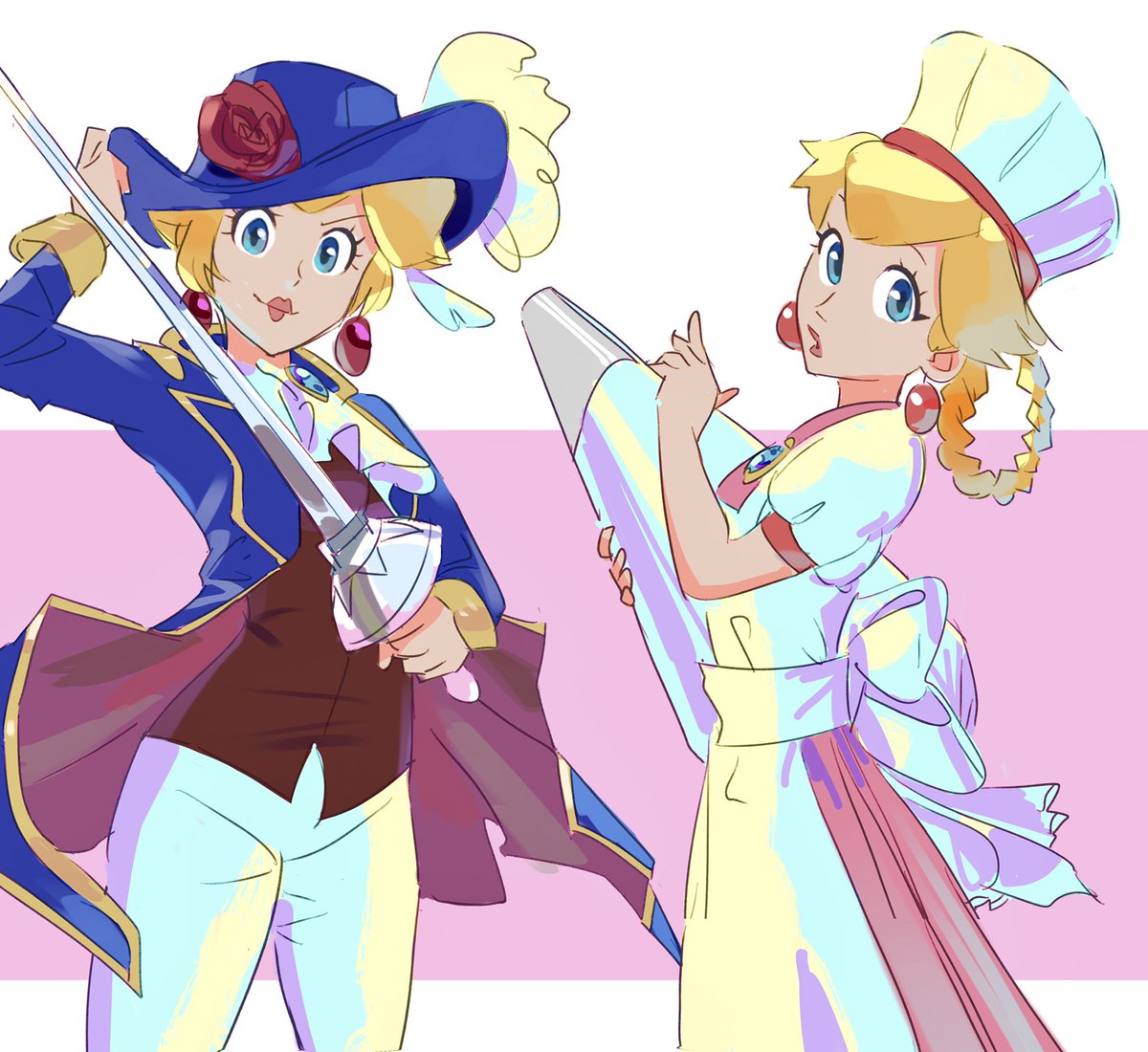 OnePointZero_'s tweet photo. princess peach speed doodles!
#NintendoDirect https://t.co/p5nIyu8n69