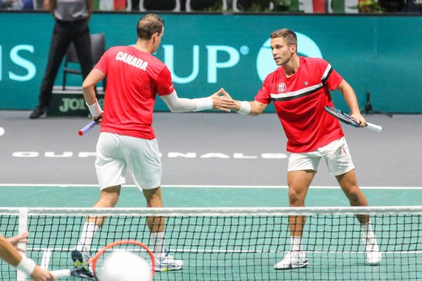 Davis Cup Results - Group A

🇨🇦 Canada 3 : 0 Sweden 🇸🇪

🇨🇦 Pospisil d Borg 🇸🇪 7-6(5), 5-7, 6-2
🇨🇦 Diallo d Ymer 🇸🇪 6-4, 6-3
🇨🇦 Galarneau/Pospisil d Bergevi/Göransson 🇸🇪 7-6(9), 7-6(3)

#DavisCup #CopaDavis