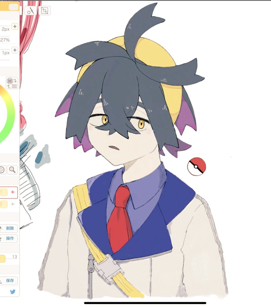 remomo_mon2's tweet photo. 絵チャ〜！！！
スグリくん可愛いね https://t.co/yXPlH8P4XO