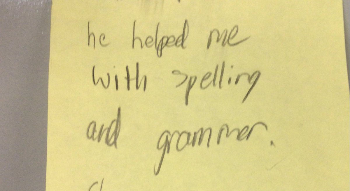 Fifth grade reflects on partnerships in Writing Workshop. <a href="/lasdk8/">LASDK8</a>