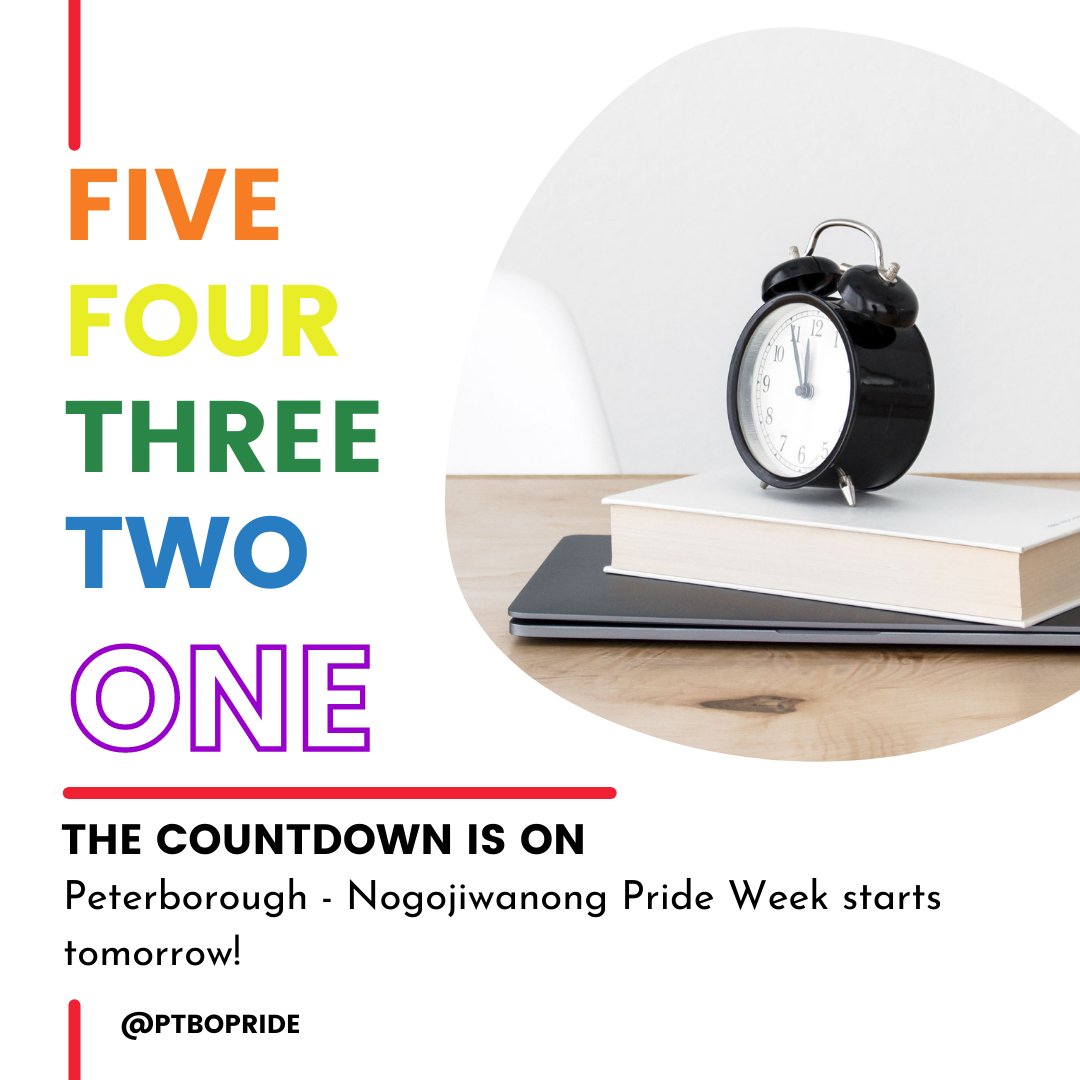 Peterborough - Nogojiwanong week starts tomorrow and we are so excited!

Here are a few event reminders for you!

Flag Raising 👉 on September 15 at 12:15pm we’ll be at City Hall for the Pride Flag raising signifying the start of Pride Week in Peterborough - Nogojiwanong

Events