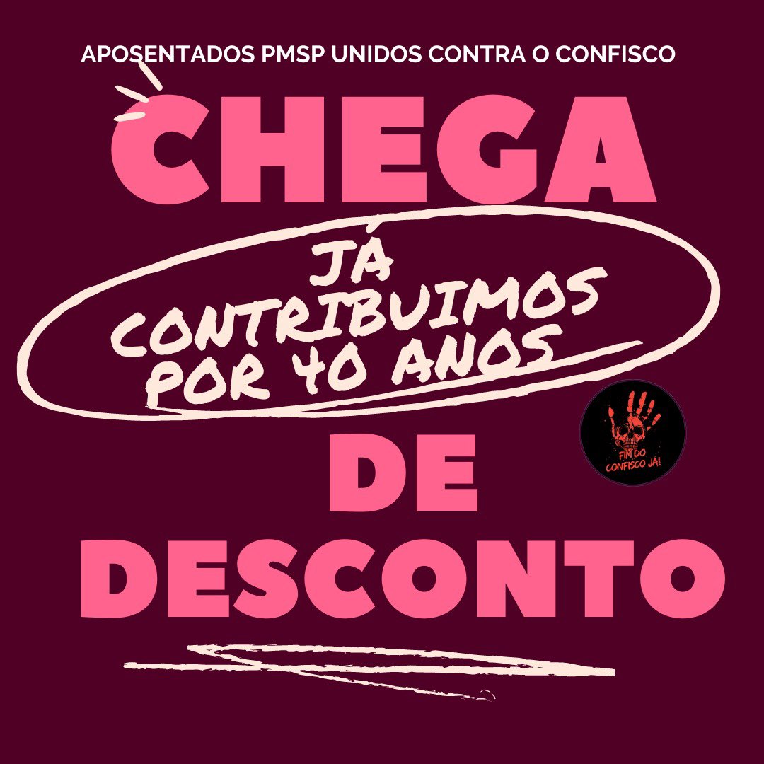"Chega de desconto injusto contra os aposentados PMSP! Lembrem do descaso do pref Ricardo Nunes nas próximas eleições.
<a href="/ricardo_nunessp/">Ricardo Nunes</a>
<a href="/camarasaopaulo/">camarasaopaulo</a>
<a href="/FernandoHoliday/">Fernando Holiday</a>
@rodolfodesp 
<a href="/Gilson_Barreto_/">Gilson Barreto</a>
<a href="/veramagalhaes/">Vera Magalhaes</a>
Confisco péssimo e absurdo!
Vergonhoso 
#PanicoRicardoNunes"