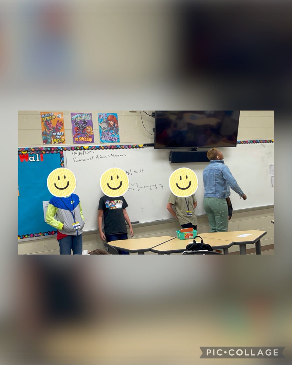 Absolute value. The distance from 0 to a # on a number line (6 gr math). Ms. Glenn physically represented this is class today! Ss were the number line and she hopped her way to 0. What a fun way to help students physically see 
| absolute value |
<a href="/CSMS_Huskies/">Carolina Springs Middle School</a> #PositiveTracksCSMS