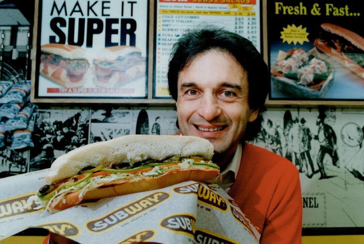 American businessman and co-founder of @Subway, #FredDeLuca died from leukemia #onthisday in 2015. #sandwiches #deli #fastcasual #foodie #restaurants #franchise #eatfresh #trivia