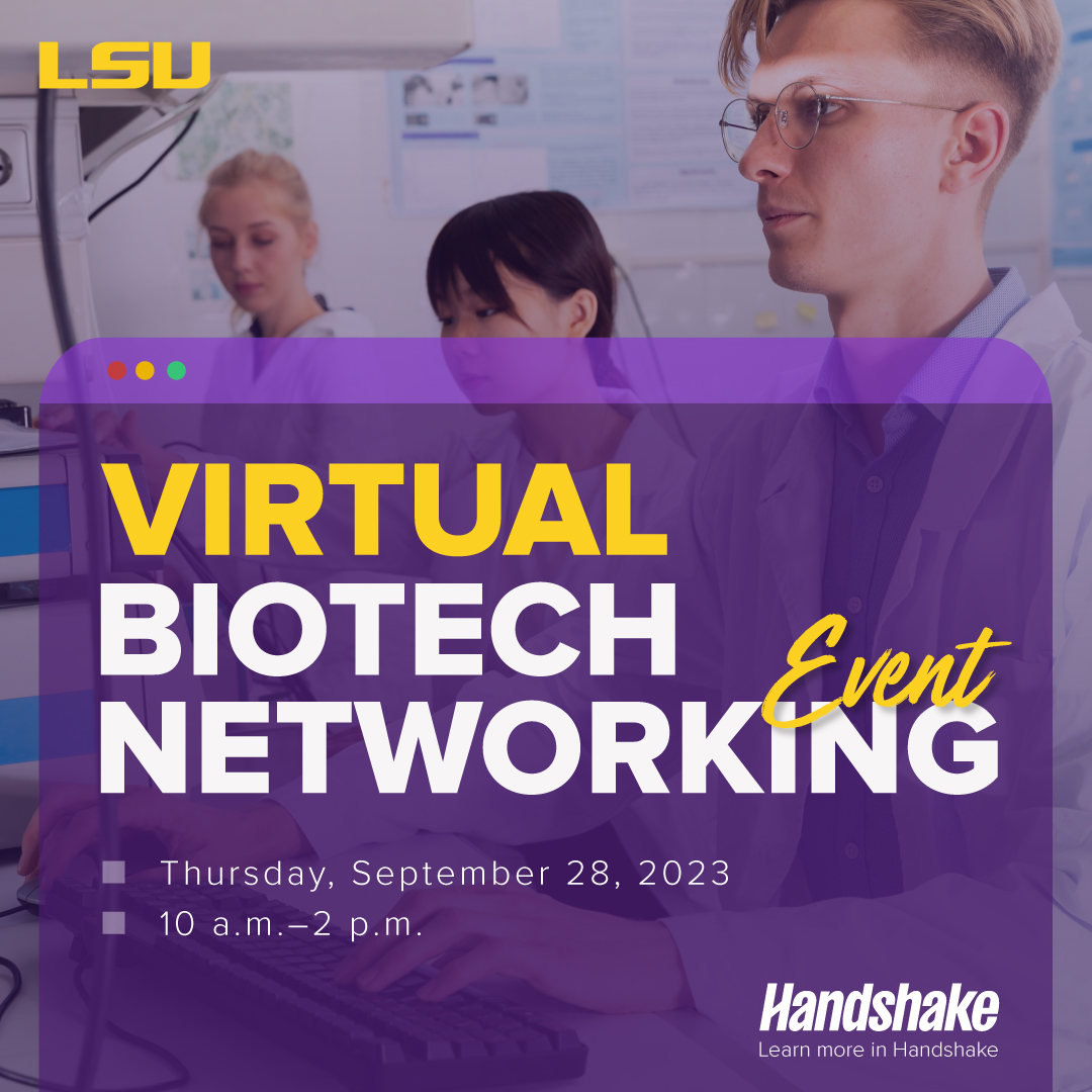 Your chance at establishing yourself in the biotech industry is here 🧬

To get your name out, log onto the Biotech Virtual Networking Event. 

Network with major companies avidly recruiting and hiring... all at home🧑🏽‍💻

To sign up and learn more, check the link in bio ⤴