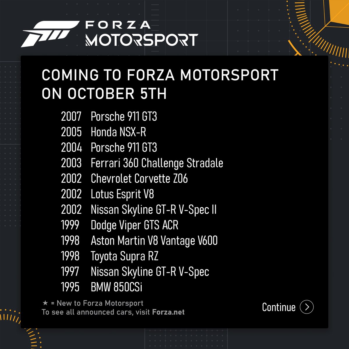 Forza Motorsport tweet media